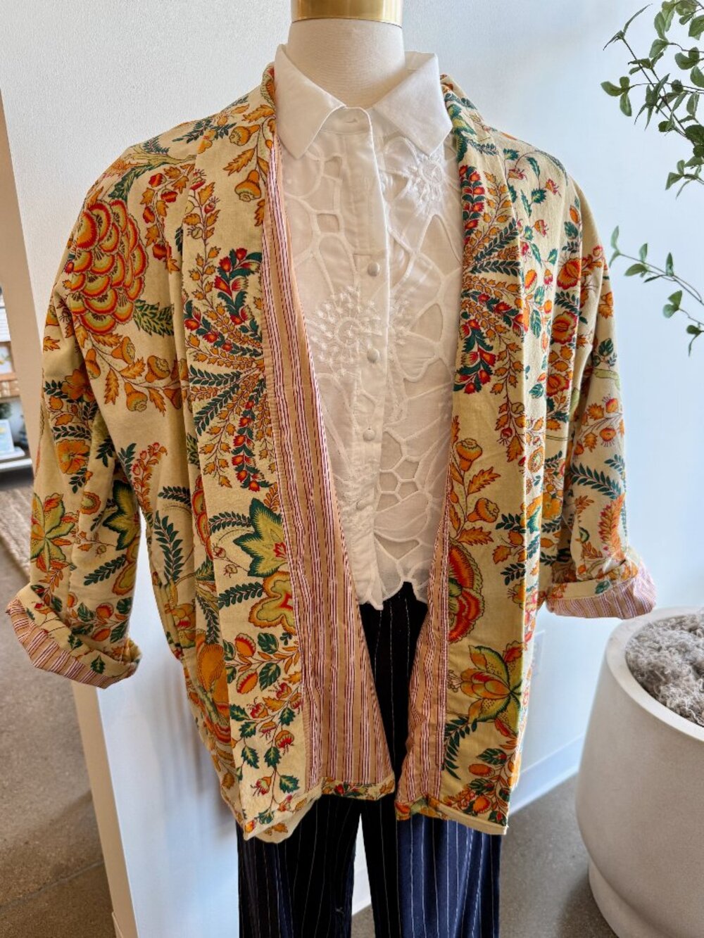 Eleanor James Velvet Lounge Jacket